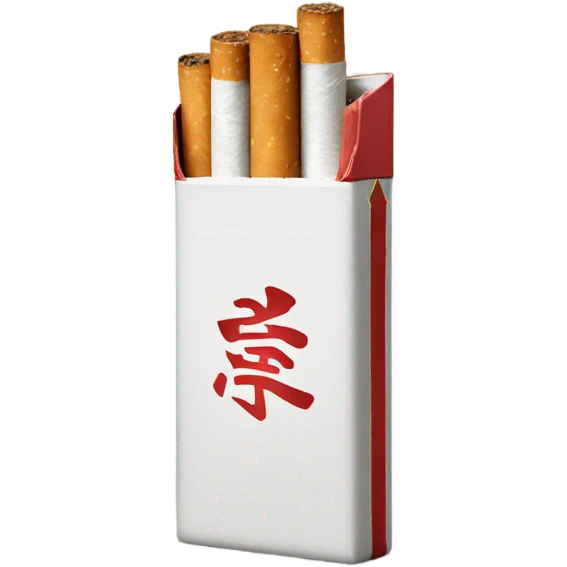 chinese pack of cigarettes emoji