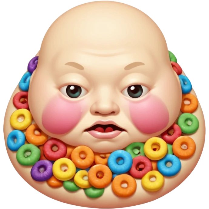 Fat slob dying from Diabetes with candy swelling from every orifice. emoji