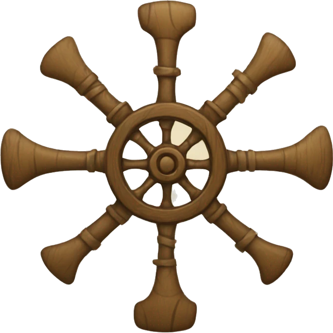 pirate boat wheel emoji