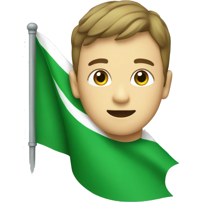 Green flag emoji