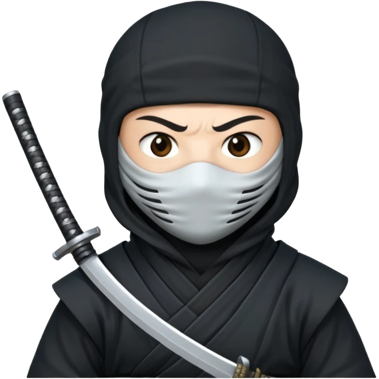 Ninja branco emoji