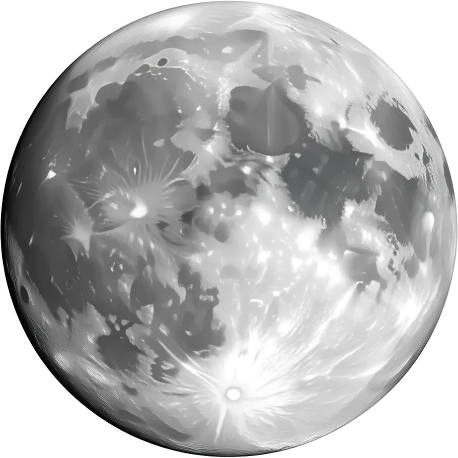 Realistic moon emoji emoji