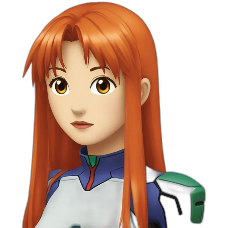 Asuka from Evangelion emoji