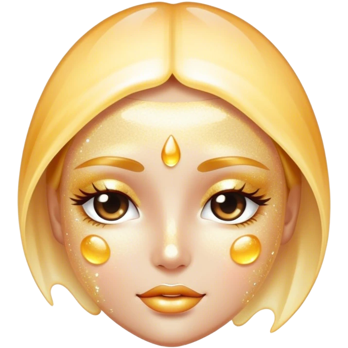 Glittery skincare emoji