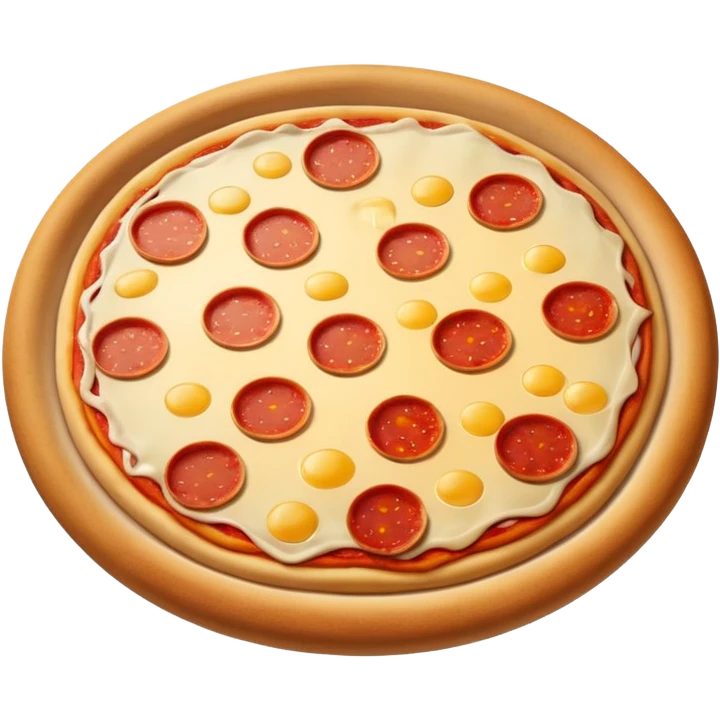 Pizza hình tròn emoji