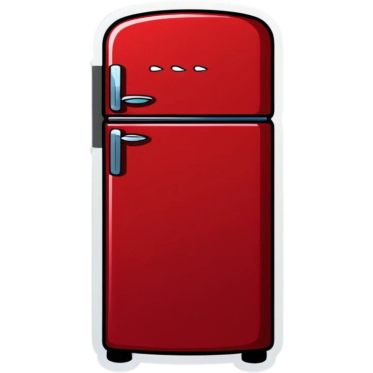 Red refrigerator  emoji