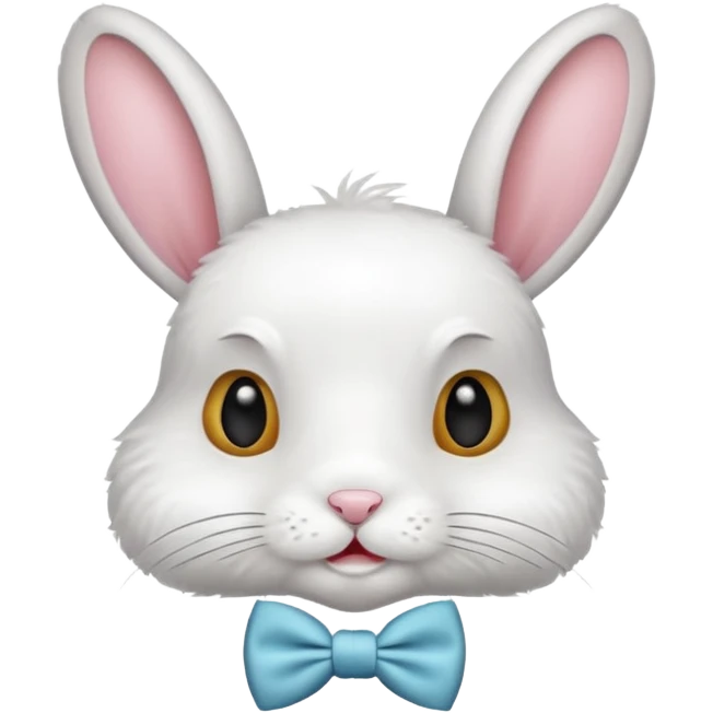 Coelho de laço emoji