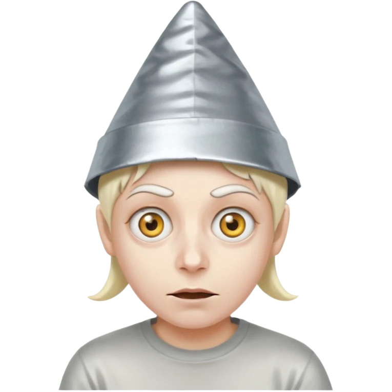 foil hat crazy eye emoji