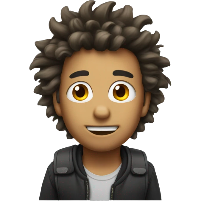 Now with crazy hair emoji