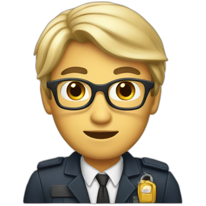 agent responsable douanier emoji