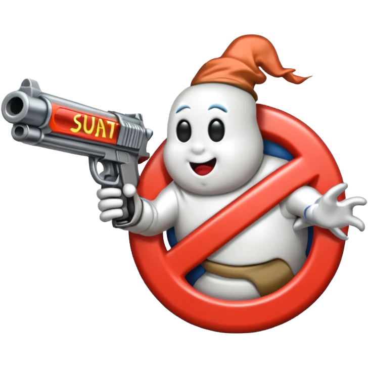 gun Ghostbusters emodji emoji