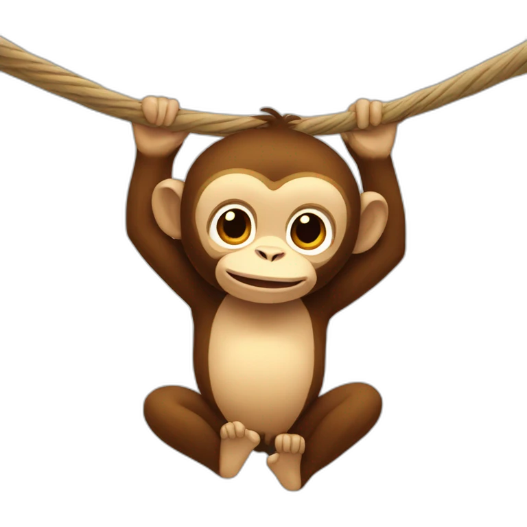 hanging monkey emoji