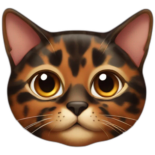 Tortoiseshell cat emoji