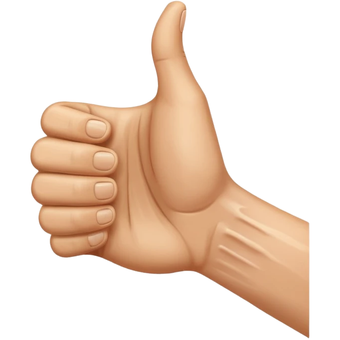 thumbs up hand emoji