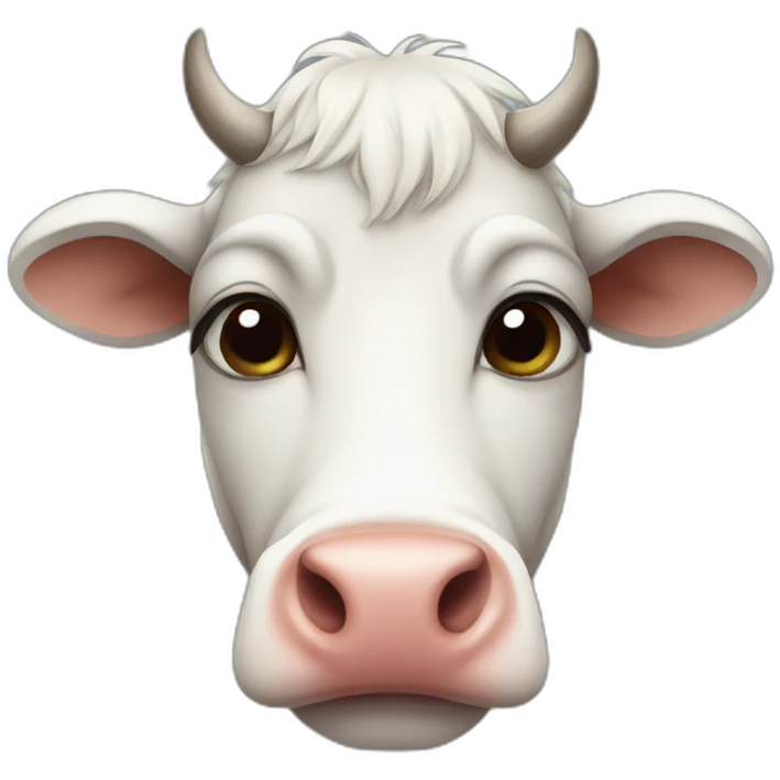 Sad cow  emoji