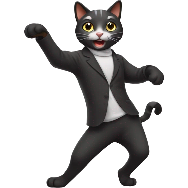 Dancing cat emoji
