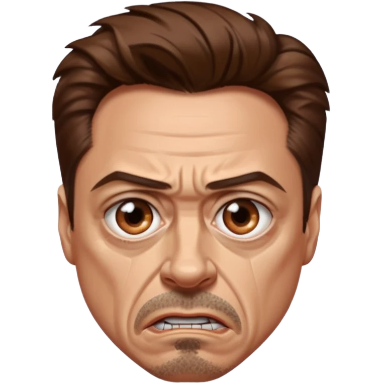 robert downey jr angry emoji