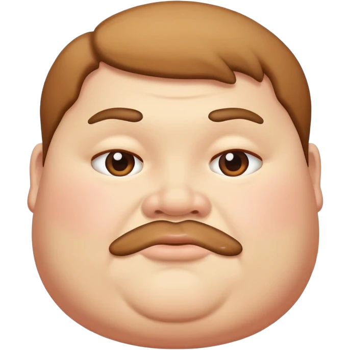Fat person emoji