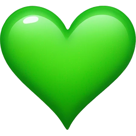 green heart emoji