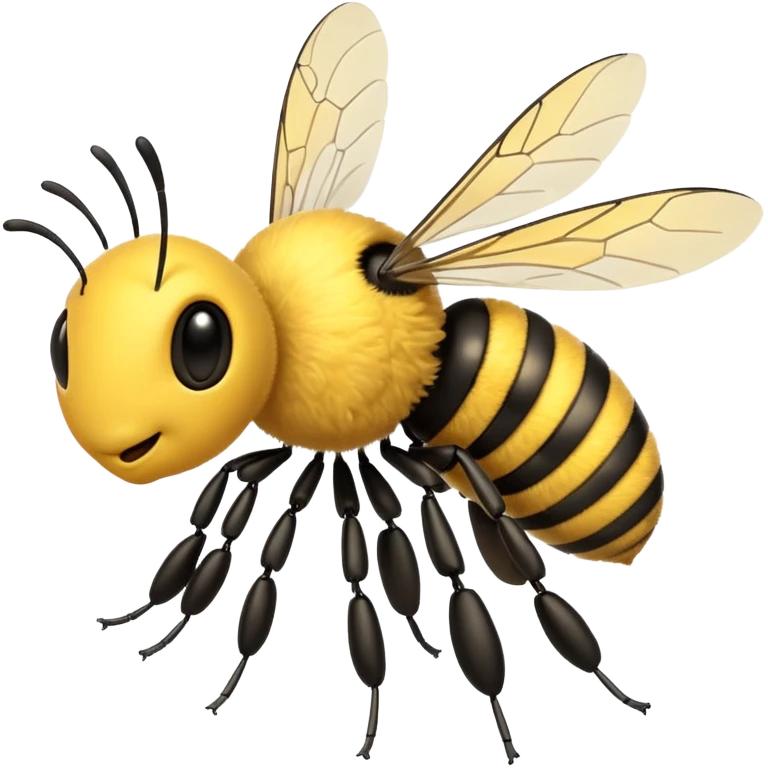bee flying emoji