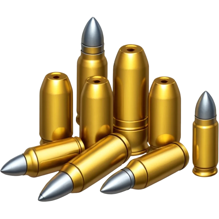 Lots of wasted bullets emoji