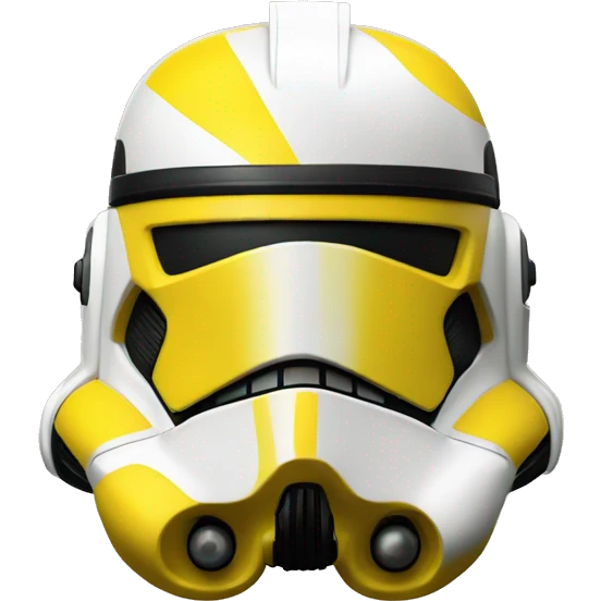 yellow clone trooper from Star Wars emoji