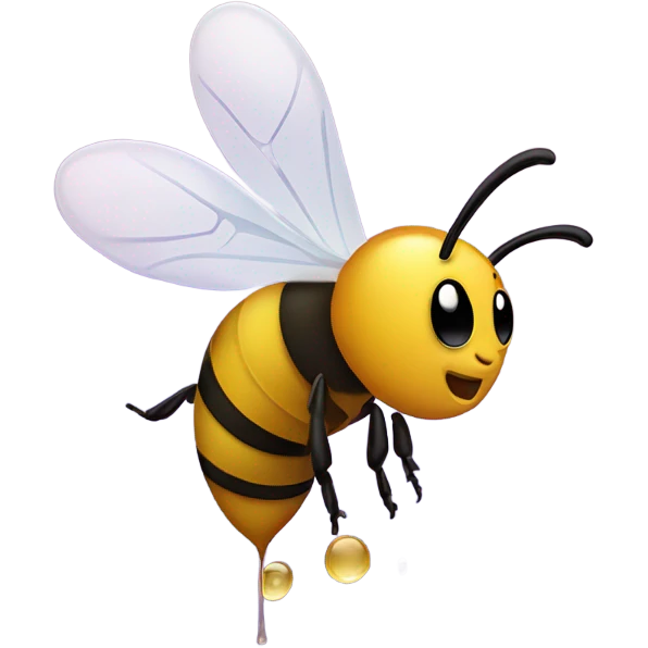 Spitting honey emoji