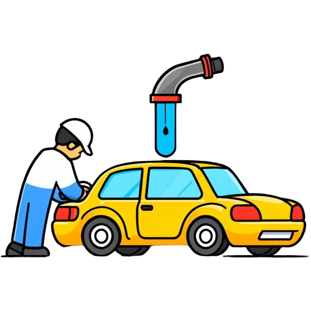car oil being changed emoji