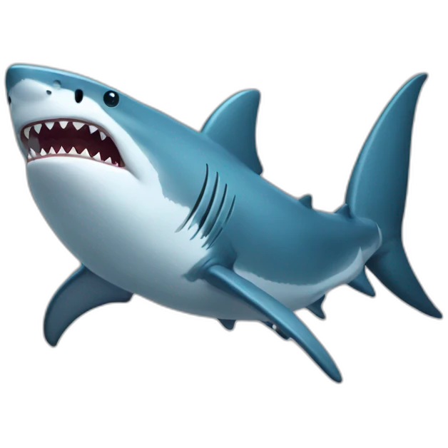 shark with biceps emoji