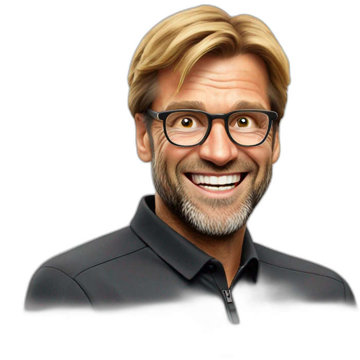 jurgen Klopp angel smile emoji