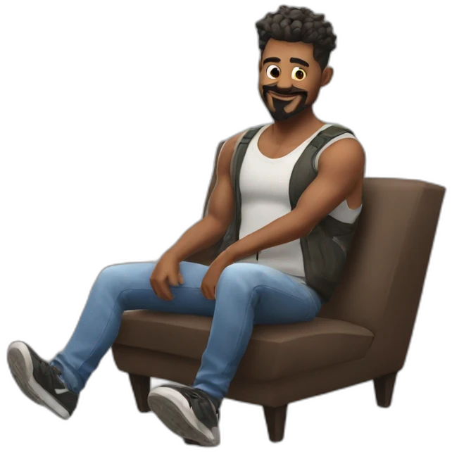 Dude with a dubious lifestyle who plays Fortnite emoji