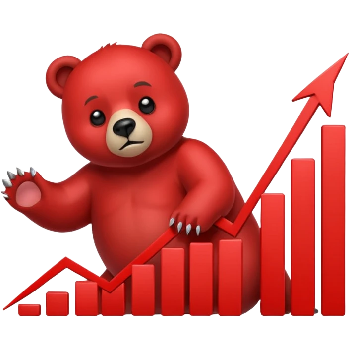 bear market falling finances emoji
