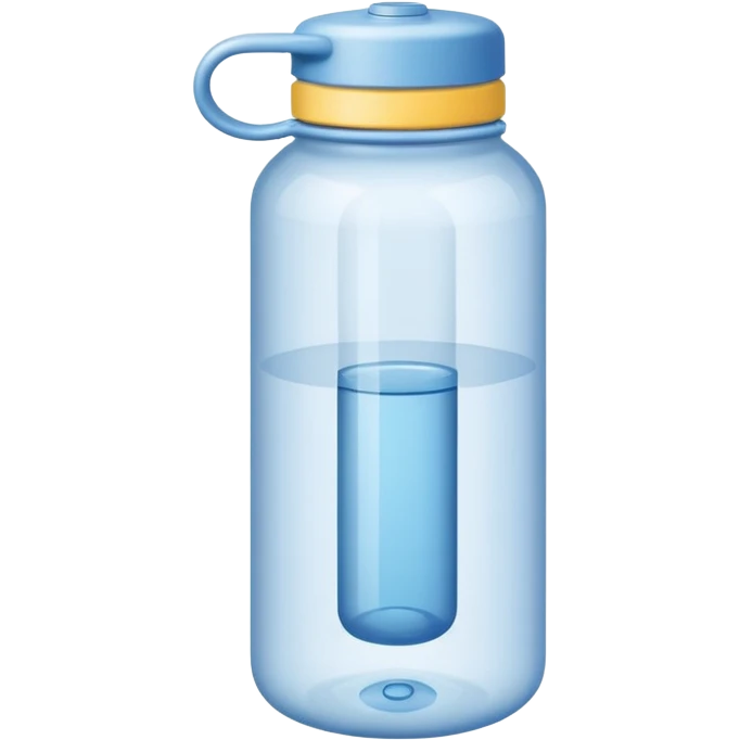 Water bottle emoji