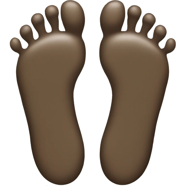 Big foot  emoji