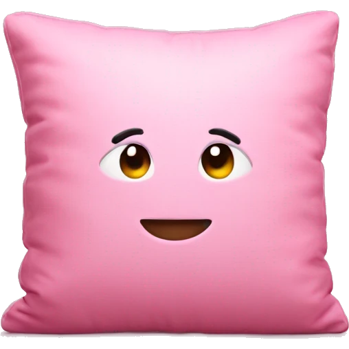 Pink cushion emoji