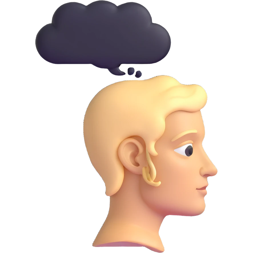 icon for philosophy, like a head with a thought bubble or ancient scroll emoji