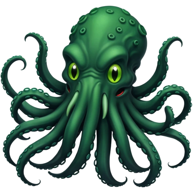 black Cthulhu  emoji