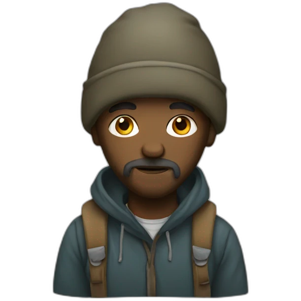 homeless  emoji