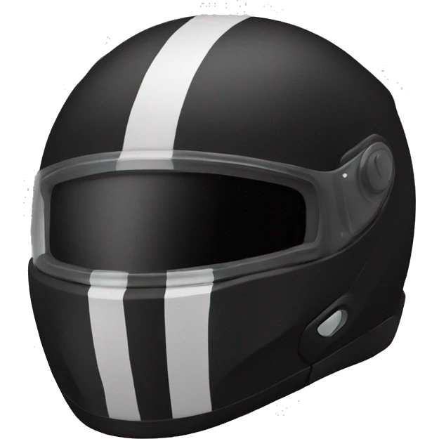 Black motorcycle helmet  emoji