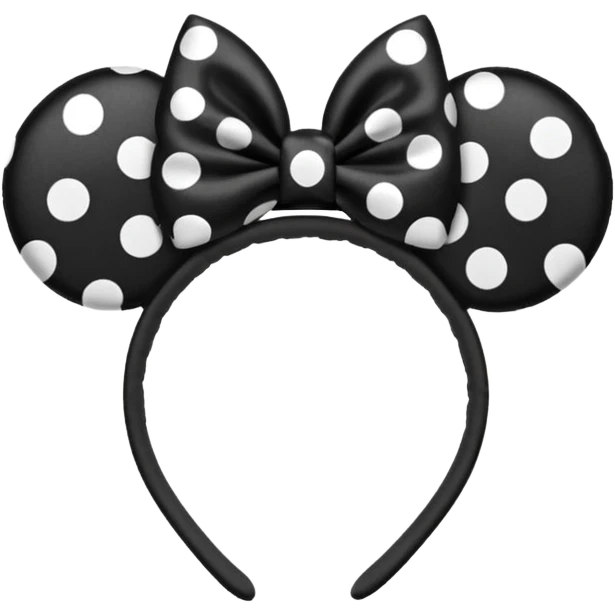 Minnie Mouse ears emoji