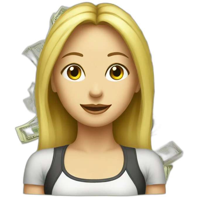 lady and money emoji