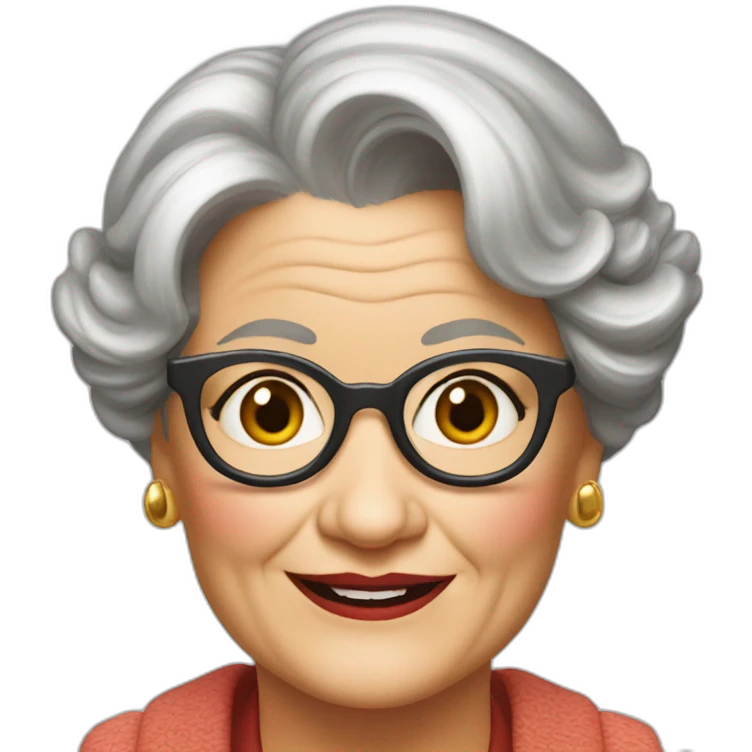 Mrs doubtfire emoji