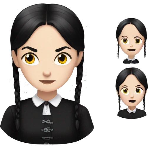 Wednesday Addams emoji