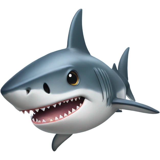 Shark with a duck emoji