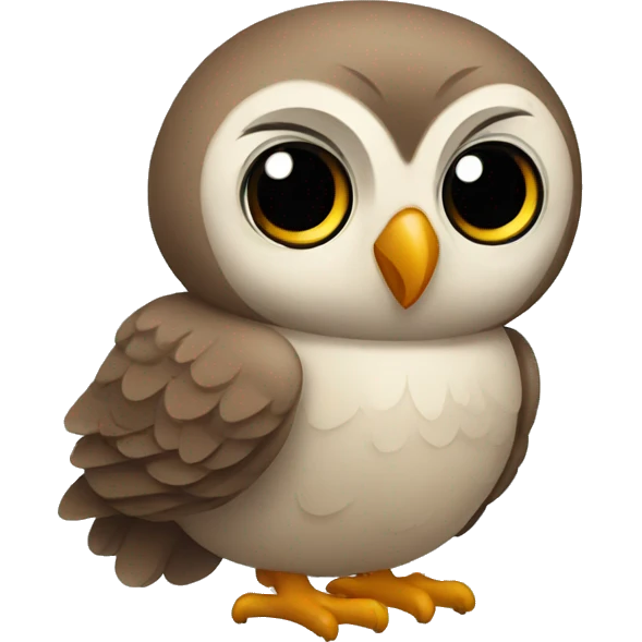 owl baby Bird emoji
