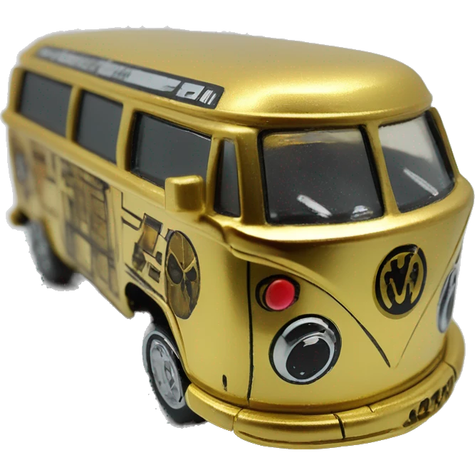 Hot wheels 1971 C-3po Volkswagen caravan with rear spoiler  emoji