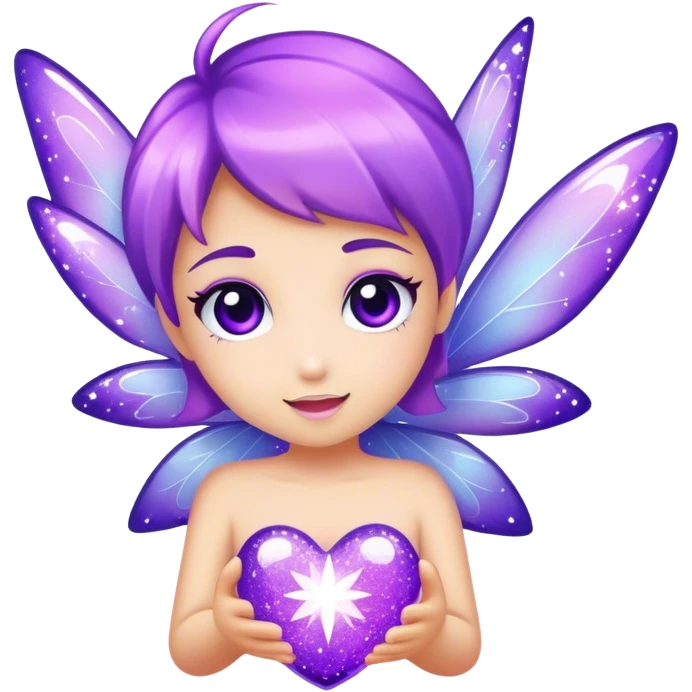Purple fairy dust  emoji