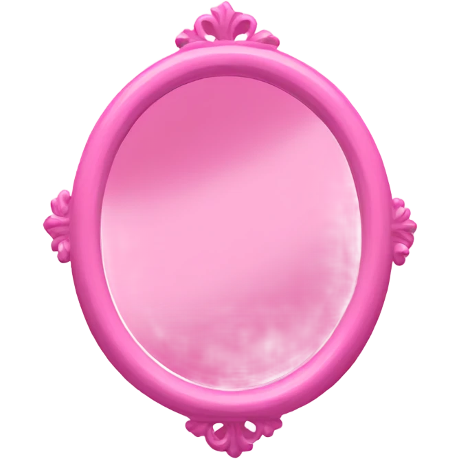 Pink mirror  emoji