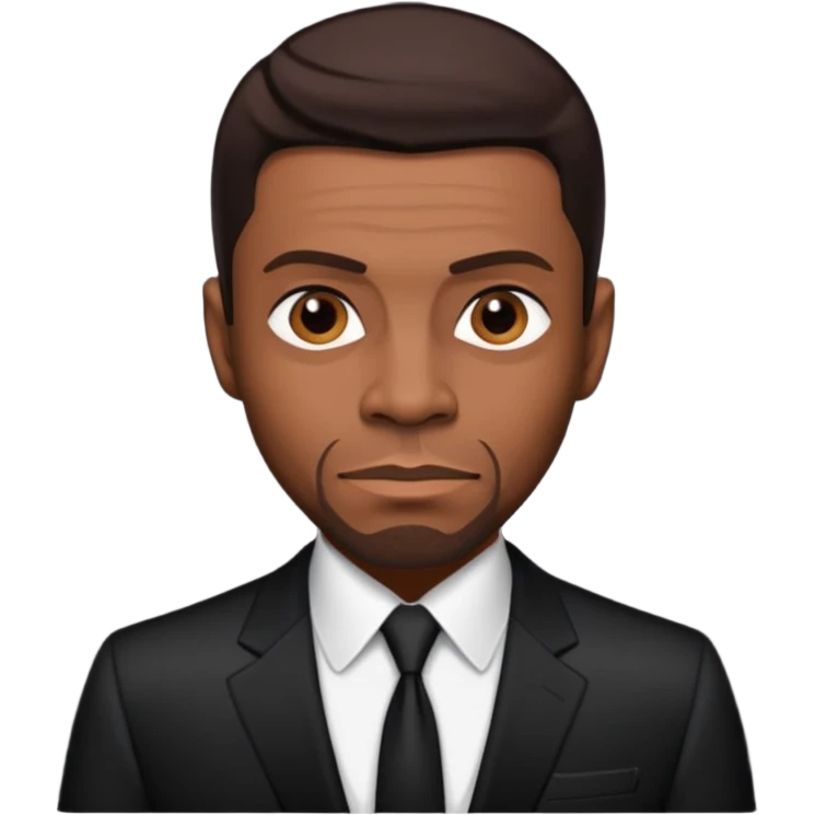 Keith Sweat (b.1961) with dark brown hair emoji