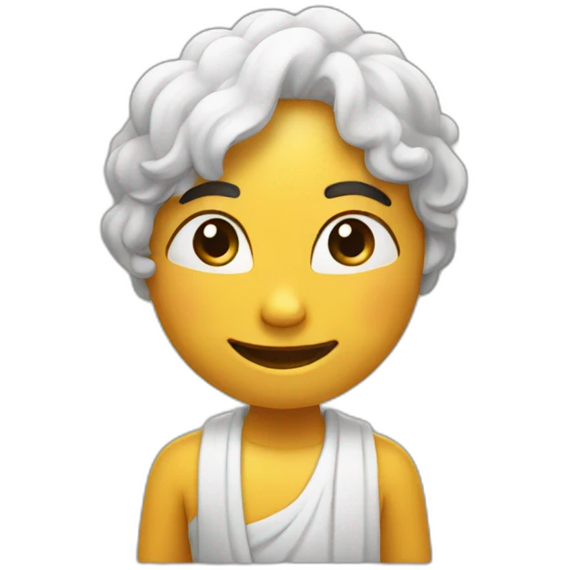 Namaste with a smiling face  emoji